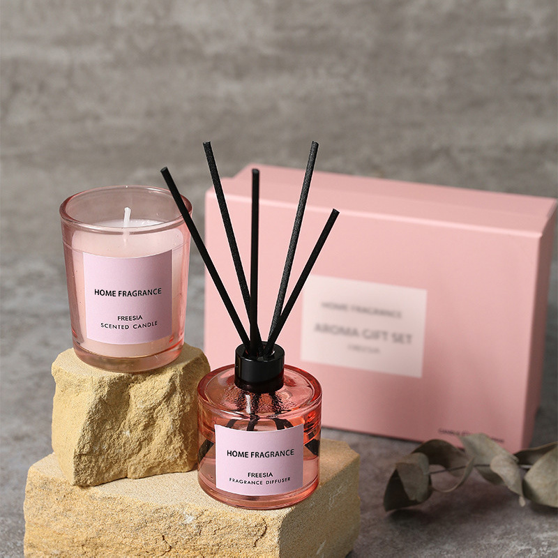 Home Fragrance Diffuser Refills - Подарочный набор: диффузор с ротанговыми палочками