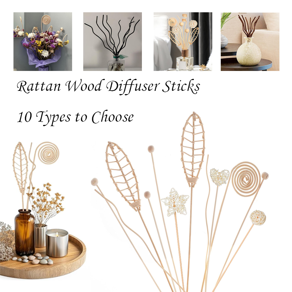 Home Fragrance Diffuser Refills - 5/15 шт. длинные волнистые тростниковые диффузоры