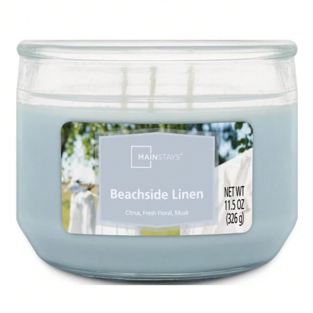 Home Fragrance Fresh Linen - Ароматическая свеча в стеклянной банке с