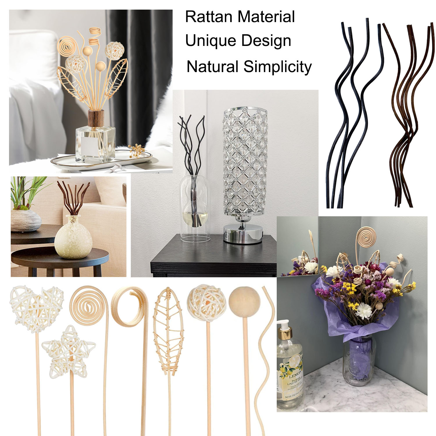 5/15 шт. длинные волнистые тро – обзор и цена Home Fragrance Diffuser Refills