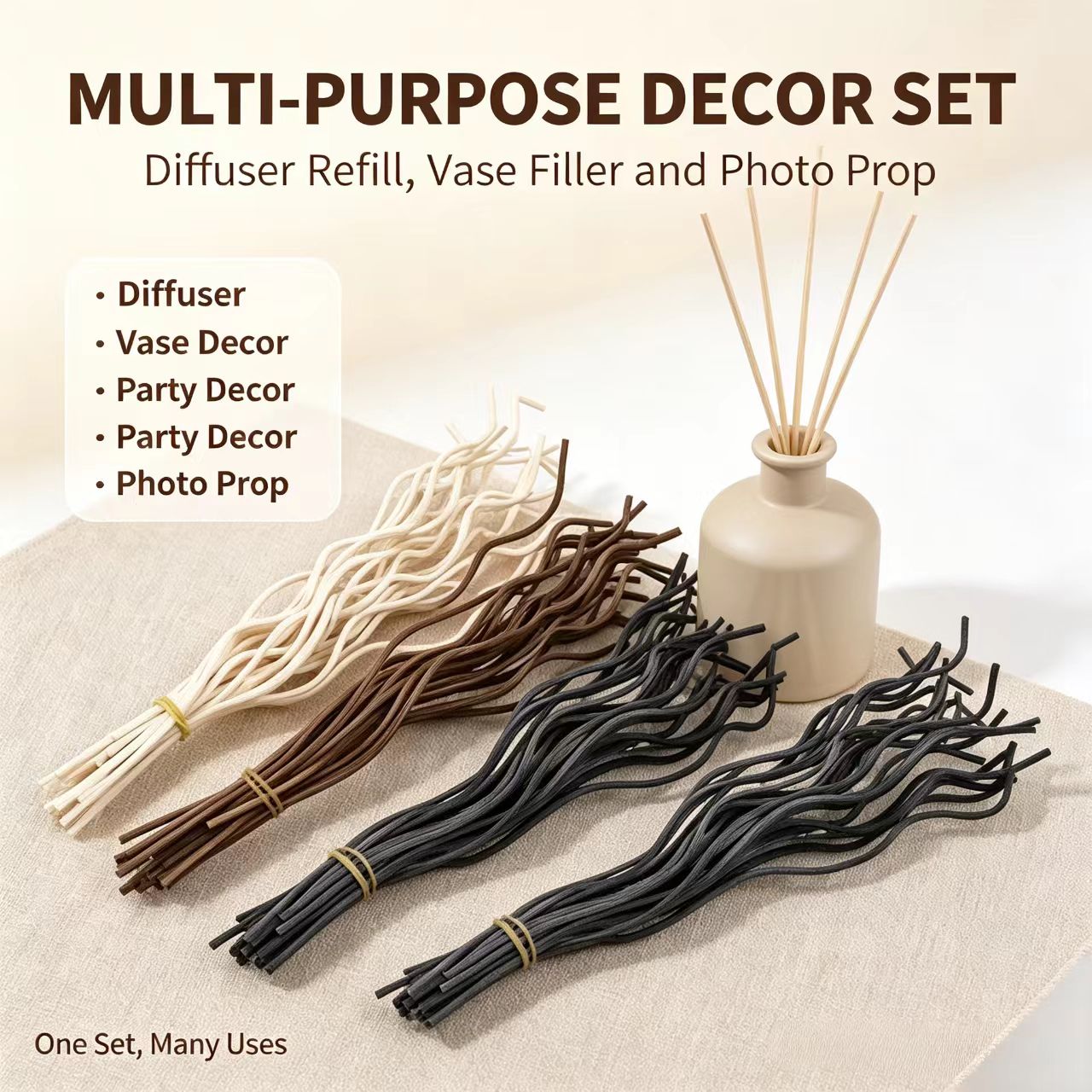 20 шт. длинных волнистых палоч – обзор и цена Home Fragrance Diffuser Refills